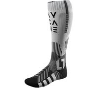 AYCANE White Hockey Socks Small, Ice Hockey Socks Men with Seamless Toe, Lace Bite Protection, Moisture-Wicking, and Quick-Drying