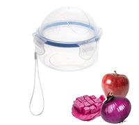 AYCCNH Onion Storage Container and Tomato Lemon Apple Produce Saver Holder, Portable Fruit and Vegetable Food Storage Keeper Containers for Fridge (1 Pack)