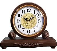 AYCDL 11 inch Mantle Clock with Chime Movement, Wooden Mantel Clock for Living Room DecorDecorative Grandfather Clock for Fireplace Mantel, Desk, Shelf & Home Décor G