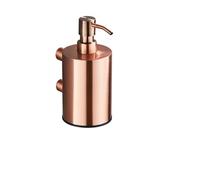 AYCDL 304 Stainless Steel Soap Dispenser Household Hotel Soap Dispenser Bathroom Wall-mounted Push-type Soap Bottle,Brushed Gold,8 * 17.5cm 500ml,Rose Gold-8 * 17.5cm 500ml