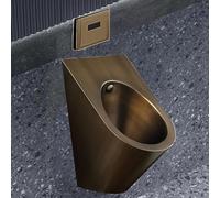 AYCDL 304 Stainless Steel Wall-Mounted Toilet Urinal with Sensor Intelligent Induction Flush Vertical Design Automatic Flusher for Bathroom Commer