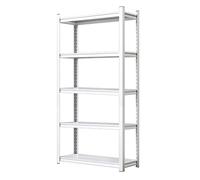 AYCDL 5 Tier Bookshelf,Adjustable Metal Shelving Unit, Heavy Duty Storage Shelves, for Garage,Basement, Bedroom,Kitchen, Holds 2000LBS,A-120 * 50 * 183cm