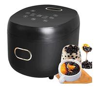 AYCDL 5L Fully Automatic Pearl Pot, Commercial Pearl Tapioca Cooker Pearl Maker For Tea & Bubble Tea & Milk Tea Touchscreen 900W