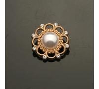 AYCDL 6pcs Pearl Gold Metal Buttons for Clothing Sewing Decorative Clothes Women Coat Sew on Accessories Garment DIY-A675B1,18mm. 6 Pieces,A675B1-20mm. 6 pieces