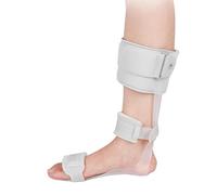 AYCDL Adjustable Foot Drop Brace, Ankle Foot Orthosis, Ankle Orthosis Splint Support, for Foot Drop, Plantar Fasciitis, Achilles Tendonitisinjury Recover,Right-M,White-Small