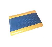 AYCDL Anti-Fatigue Mat with Static Control, Heavy Duty Anti-Slip Floor Mat for Workshop, Assembly Line, Garage & Standing Desks,Blue+yellow-600x900mm