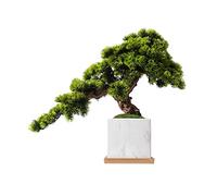 AYCDL Artificial Plants Display Tree Artificial Bonsai Tree Fake Plant Potted Tree Japanese Pine Bonsai Plant Faux Bonsai Indoor Windowsill Yard Desktop Display Trees Zen Decor