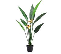 AYCDL Artificial Tree Plants Artificial Plant Decoration Heaven Bird Artificial Tree Green Leaf Auspicious Bird Fake Trees For Indoor Decoration Decoration Artificial,Blue-150c,C-120cm