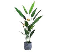 AYCDL Artificial Tree Plants Artificial Plant Decoration Heaven Bird Artificial Tree Green Leaf Auspicious Bird Fake Trees For Indoor Decoration Decoration Artificial,Blue-150c,Onecolor-180cm