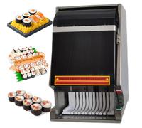 AYCDL Automatic Sushi Roll Cutter, Adjustable Piece Slicing, Commercial Food Preparation Machine for Efficient Sushi Making,10slices,size_name-12slices