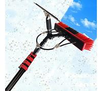 AYCDL Cleaning Brush 3.6M-10.8M Window Cleaning Pole, Window Cleaner Kit, Water/Hose Fed Pole, Window Cleaning Brush Equipment, Cleaning Photovoltaic And Solar Panels,20FT(6m)