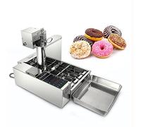 AYCDL Commercial Automatic Donut Making Machine, Donut Fryer, 4 Rows Auto Doughnut Maker 5.5L Hopper, Intelligent Control Panel