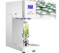 AYCDL Commercial Can Sealing Machine,Automatic and Semi-Automatic Sealer for Tin Cans and Glass Bottles,Ideal for Restaurants and Hotels,White,White