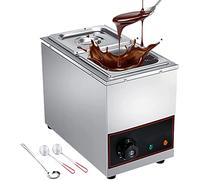 AYCDL Commercial Chocolate Melting Pot,Temperature Adjustable Digital Electric Chocolate Melting Machine,5L Capacity and 1000W Power,Tempering