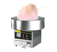 AYCDL Commercial Cotton Candy Machine - Fully Automatic Electric Marshmallow Maker for Events and Business Use,Silver,Silver