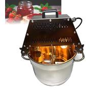 AYCDL Commercial Electric Food Stirrer Pot,Double Stirring,Stainless Steel Automatic Mixer Machine,Paddle Auxiliary Fan Light,for Making Jam,Sauce,Filling