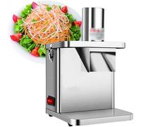 AYCDL Commercial Food Processor Machine, High Power Electric Vegetable Chopper, Stainless Steel Uniform Thickness Food Slicer