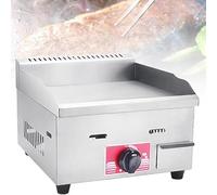 AYCDL Commercial Gas Griddle - Countertop Flat Top Grill with Adjustable Temperature, Perfects for Outdoor Catering and BBQ, LPG Gas Cooking Pan for Restaurants