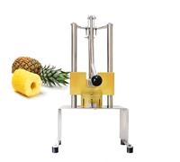 AYCDL Commercial Pineapple Peeling Machine, Manual Pineapple Cutter Slicer, Stainless Steel Pineapple Peeler Corer Remover Tool