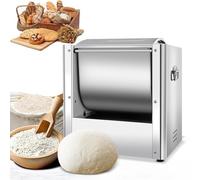 AYCDL Commercial Stainless Steel Dough Mixer, 6Kg Capacity Electric Spiral Kneading Machine for Bakery, Restaurant, and Noodle Making