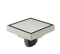 AYCDL Cream-style floor drain package bathroom floor drain full brass thickened deodorizing invisible washing machine dual-purpose pure copper floor drain,Cream brushed,Invisib,Cream Brushed-1pcs D