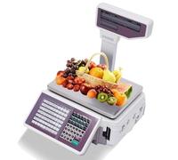 AYCDL Digital Pri Scale, 2 Rolls Thermal Label Printer, Label Printing Strip, Double Sided LCD Display