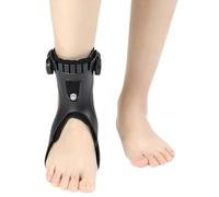 AYCDL Drop Foot Posture Lift Support, Night Splint, Ankle Brace Support with Comfortable Inflatable Airbag for Hemiplegia Stroke Shoes Walking, Black, X-Large,Left Foot-X,Right Foot-Medium
