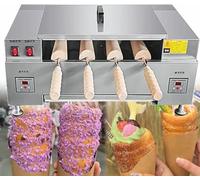 AYCDL Electric Chimney Cake Roll Oven Maker, Commercial Ice Cream Cone Baking Machine with Digital Display for Professional Kitchen Use,Digitaldisplay,Digitaldisplay