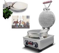 AYCDL Electric Communion Bread Machine with Removable Cutter,Stainless Steel Bake,Adjustable Temperature 50-300°C,360° Even Baking for Church Ceremonies
