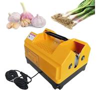 AYCDL Electric Garlic Root Stem Cutters,Garlic Root Cutters,Garlic Beard Cutters, Double Heads Garlic Top Tails Remover Machine, Cut Beard and Roots,for Garlic,Onion