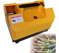 AYCDL Electric Garlic Top Tails Remover Machine,Garlic Root Cutters, Bilateral Garlic Root Stem Cutters, Cut Beard and Roots,Double Head Garlic Top Tails Remover Machine