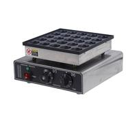 AYCDL Electric Mini Dorayaki Maker,Commercial Dutch Pancake Maker Mini Poffertjes Machine 50~300℃ for Restaurant,Snack Bar,Bakery,25holes