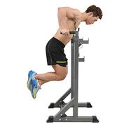 AYCDL Fitness Squat Rack Home Fitness Equipment Indoor Single and Double Multi-Function Bench Press Barbell Squat Rack Load-Bearing 300kg Weight Lifting,Grey-59 * 65 * 160