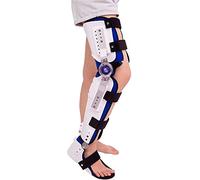 AYCDL Hinged Knee Brace, Knee Orthosis Support Joint Stabilizer, Hinged Knee Brace Fracture Fixed Guard Splint Leg Protector, Fully Adjustable Calf Ankle Foot Fixed B,A-H?ger