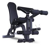 AYCDL Home Weight Bench Dumbbells Bench Workout Bench for Home Gym Exercises, Multi-Purposed Incline/Decline Sit Up Ab Fitness Bench, Strength Training Bench,Red,Black