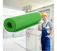 AYCDL Insulating Rubber Floor Mat, High Voltage Non-Conductive Safety Mat for Electrical Distribution Rooms, Substations, Power Plants,Green-5mx1mx8mm