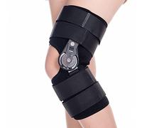 AYCDL Knee Support, Adjustable Hinged Knee Fixed Brace, Post Op Knee Support Orthosis Immobilizer, for Joint Injuries and Ligament Injured, Orthopedic Rehab,M,Large