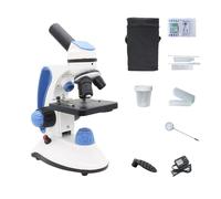 AYCDL Microscope Accessories Kit 2000X Biological Microscope With Adjustment LED Illuminated Monocular Binoculars Head Microscope Slides,Monocular Only
