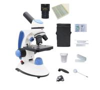 AYCDL Microscope Accessories Kit 2000X Biological Microscope With Adjustment LED Illuminated Monocular Binoculars Head Microscope Slides,Mono Camera Slides