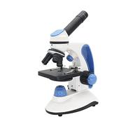 AYCDL Microscope Accessories Kit 40X-2000X Monocular Microscope, with Adjustable Top/Bottom Lights LED Illumination Microscope Slides,Set 1