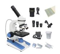 AYCDL Microscope Accessories Kit Digital Microscope 2000X LED Monocular Microscope Eyepiece 100 Pcs Slides Microscope Slides,Type 3-2000X