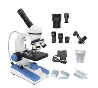 AYCDL Microscope Accessories Kit Digital Microscope 2000X LED Monocular Microscope Eyepiece 100 Pcs Slides Microscope Slides,Type 2-2000X