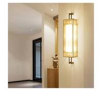 AYCDL Modern LED Interior Wall Light Nordic Design Bedside Lamp Wall-Mounted Applique Fabric Lampshade Living Room Sconces,Light Luxury,Golden