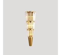 AYCDL Modern Light Luxury Crystal Torch Wall Lamp Living Room Bedroom Led Lighting Study Restaurant Indoor for Home,Wall Light,Nature White-3 crystals