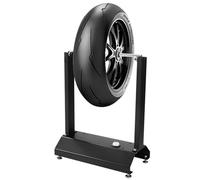 AYCDL Motorcycle Bike Wheel Balancer Stand with Adjustable Centering Cones for Tire Maintenance
