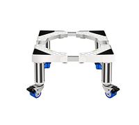 AYCDL Multi-Functional Movable Base with 4/8/12 Swivel Wheels Fridge Wheels Base Length/Width 41-65cm Vertical Air Conditioner Trolley Dishwasher Floor Trays - 200kg,4wheels-25cm