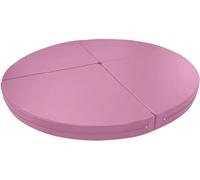 AYCDL Pole Dancing Pole for Home Round Folding Portable Pole Dance Crash Mat, Exercise and Yoga Safety Cushion w/EPE Foam Padding & Pleather Covering, 1.2m/1.5m/1.6m/,Pink-120cmx3cm/47.2inx1.2in