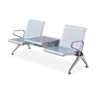 AYCDL Reception Chair for Office Waiting Room Sofa with Table Airport Reception Bench with Backrest & Arms Ideal for Hall Bank Salon School.