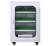 AYCDL Rechargeable Phone Storage Locker with Wheels & Combination Lock30 Charging Slots for Schools Churches AirportsPortable & Convenient Charging Solution,50 Slots