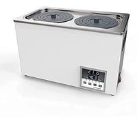AYCDL Scientific Digital Lab Water Bath, Thermostatic Water Bath with Digital Display and Protective Cover Lid for Lab Use, Scientific Laboratory Water Bath,Exactitud 0.01℃ ，2 Holes